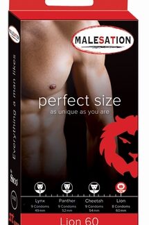 Condooms Malesation Perfect size Lion, 8 stuks, 60 mm.