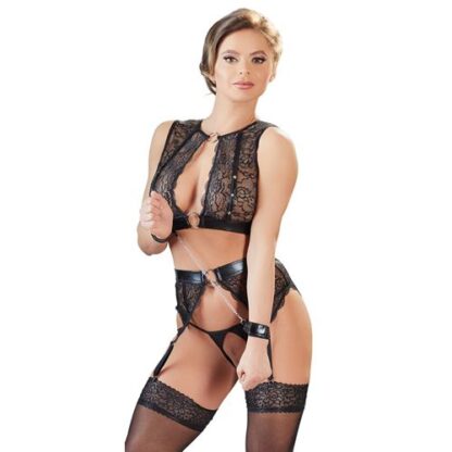 Cottelli Collection Kanten Bondage Lingerieset