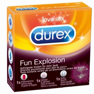 Durex Fun-Explosion Condooms, 3 stuks