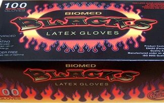 Medical Gloves / Onderzoekshandschoenen, zwart, 100st, S,M,L
