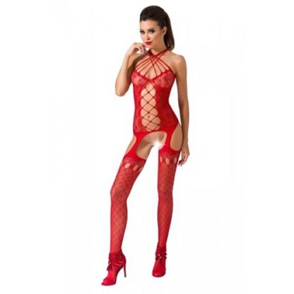 Passion Jarretel Catsuit Rood