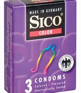 Sico Color 3 stuks condooms met smaak