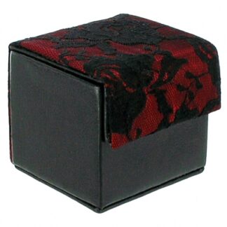 devine condoom cube zwart / rood kant