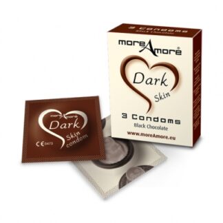 moreamore - condoom dark skin 3 st.