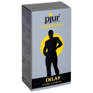 pjur - superhero delay condooms 6 st.