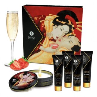 shunga - geisha sparkling strawberry wine