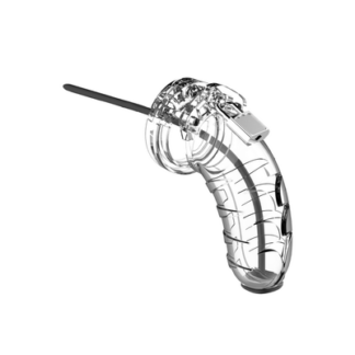 ManCage by Shots Model 16 Chastity Cock Cage with Urethral Sounding - 4.5 / 11,5 cm