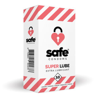 Safe Super Lube Condoms Extra Glijmiddel 10 stuks