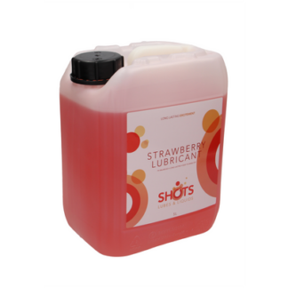 Shots Lubes Liquids by Shots Lubricant - Strawberry - 1.3 gal / 5 l