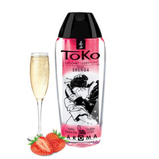 Shunga Toko Aroma - Strawberry Sparkling Wine - 5.5 fl oz / 165 ml