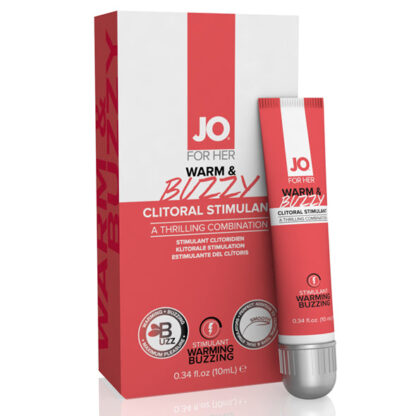System JO For Her System JO For Her Warm & Buzzy Stimulerende Clitoris Gel 10 ml